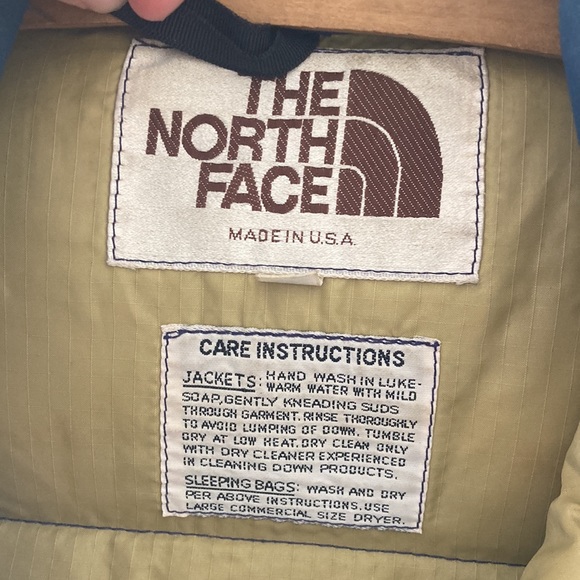 Vintage 70s The North Face Blue Down Puffer Vest - Picture 7 of 10